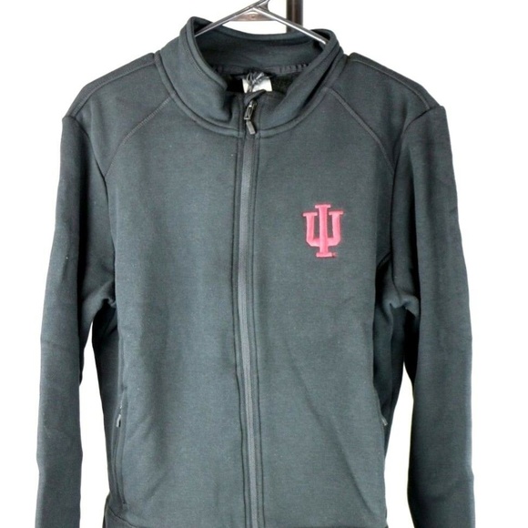 Jackets & Blazers - Indiana Hoosiers Team Script Full Zip Fleece Jacke Jackets & Blazers - Indiana Hoosiers Team Script Full Zip Fleece Jacke